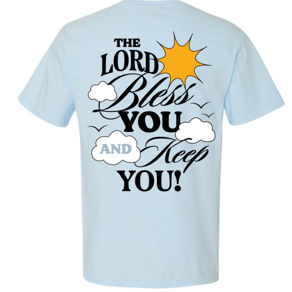 THE BLESSING TEE- LIGHT BLUE