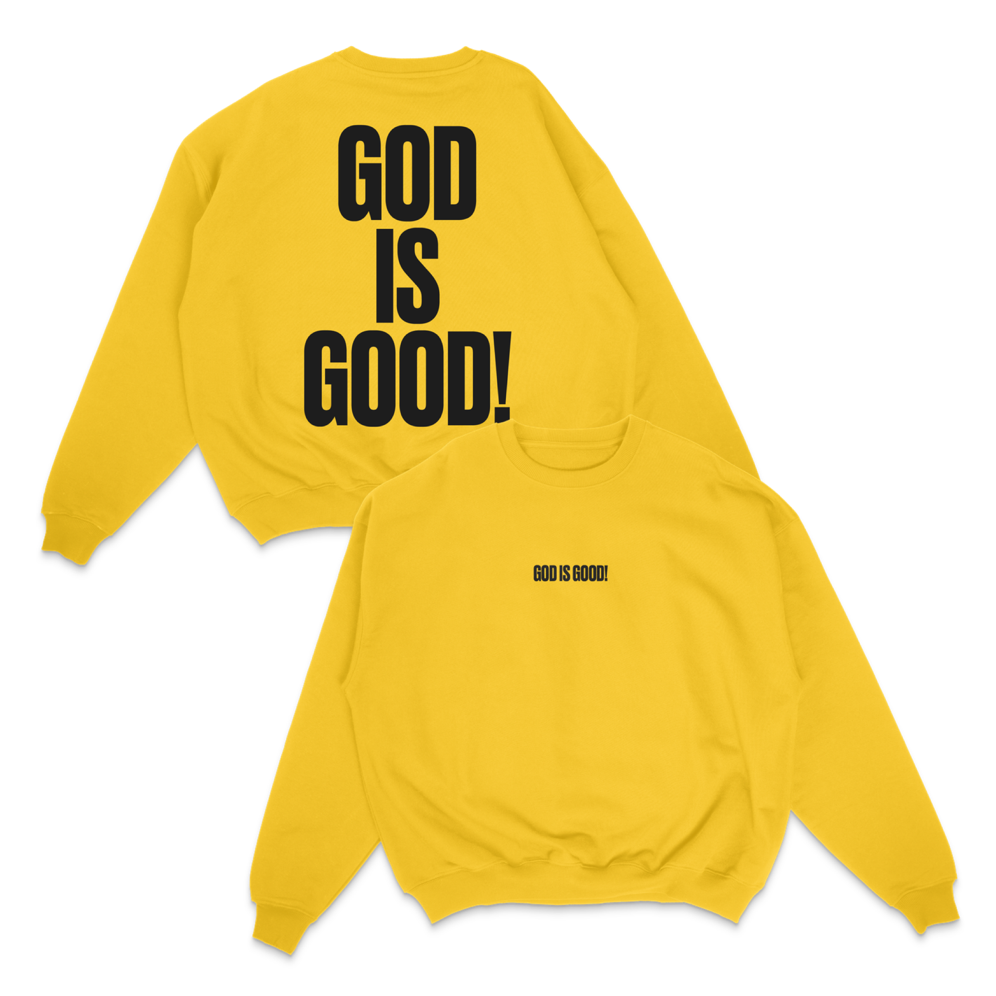 Yellow sweatshirt hot sale that says yellow